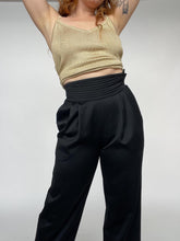 Load image into Gallery viewer, 1990s Escada Pants Wool Cropped Trousers XS