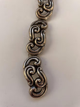 Load image into Gallery viewer, Vintage Taxco Bracelet Modernist Sterling Silver Links