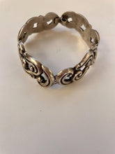 Load image into Gallery viewer, Vintage Taxco Bracelet Modernist Sterling Silver Links