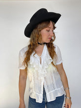 Load image into Gallery viewer, Vintage Stetson Hat Beaver Wool Felted Wide Brim Western Black XXXXX