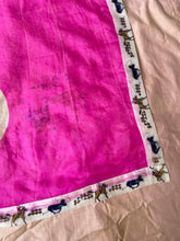 Load image into Gallery viewer, 1940s Silk Scarf Hand Painted Western Rodeo Cowboy Souvenir Bandana