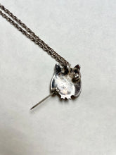 Load image into Gallery viewer, Vintage Zuni Sterling Silver Owl Brooch/Pendant Combo Signed Esalio