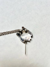 Load image into Gallery viewer, Vintage Zuni Sterling Silver Owl Brooch/Pendant Combo Signed Esalio