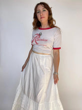 Load image into Gallery viewer, Antique Skirt Edwardian Cotton Lace Maxi Petticoat M