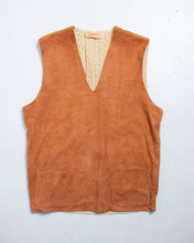 Load image into Gallery viewer, 1960s Sweater Vest Catalina Suede + Knit Medium