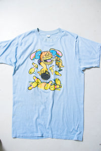 1970s T-Shirt Bowling Blue Tee M