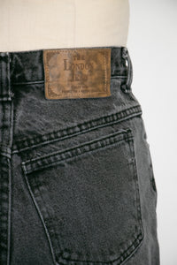 1990s JEANS Cotton Denim Black Faded 28" x 31"