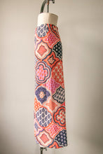 Load image into Gallery viewer, 1970s Palazzo Pants Linen Paisley Wide Leg S