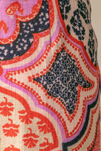 Load image into Gallery viewer, 1970s Palazzo Pants Linen Paisley Wide Leg S