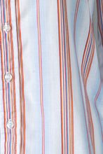 Load image into Gallery viewer, 1970s Blouse Striped Top XS