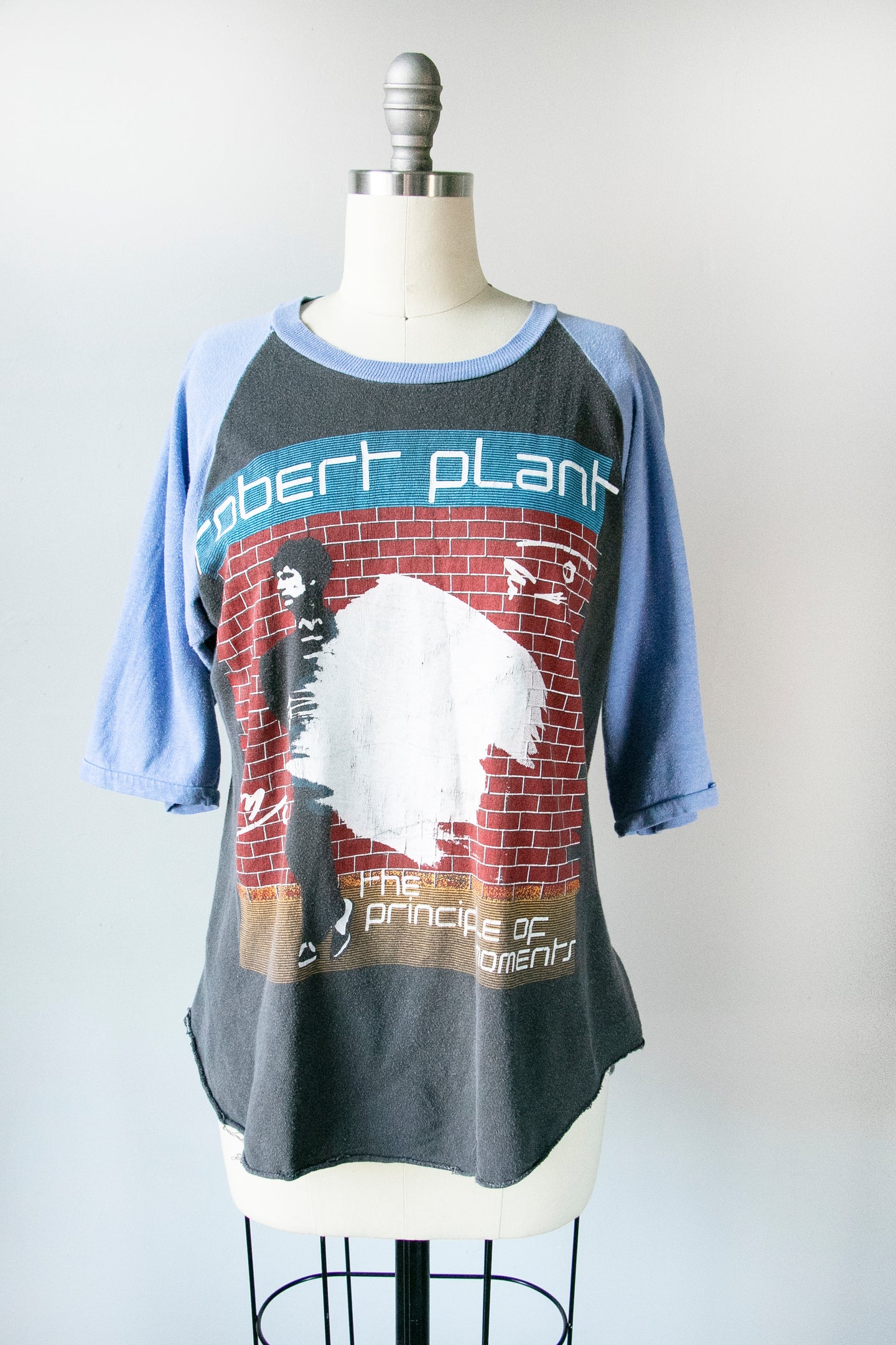 1980s T-Shirt Robert Plant Led Zeppelin Concert Rock Tee M