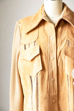 Load image into Gallery viewer, 1970s Ensemble Deadstock Knit Suede Pants Jacket L