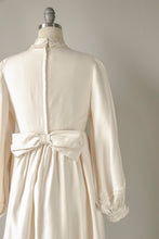 Load image into Gallery viewer, 1960s Maxi Dress Emma Domb Wedding Gown Cream S