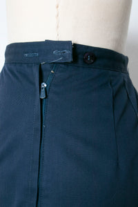 1960s Shorts High Waist Cotton Pin Up S