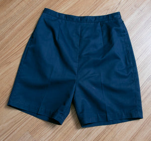 1960s Shorts High Waist Cotton Pin Up S