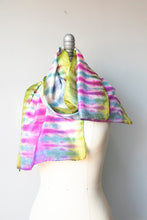 Load image into Gallery viewer, 1970s India Silk Scarf Deadstock Hand Dyed