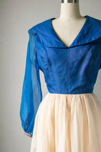 Load image into Gallery viewer, 1960s Dress Silk Chiffon Maxi Gown M