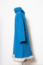 Load image into Gallery viewer, 1970s Parka Coat Hooded Wool Long S