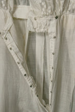 Load image into Gallery viewer, 1910s Antique Dress Sheer Lace Cotton XS