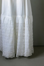 Load image into Gallery viewer, Antique Skirt Edwardian Cotton Lace Petticoat XS