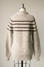 Load image into Gallery viewer, 1970s Sweater Striped Wool Knit Pullover S
