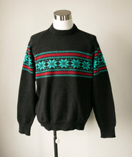 Load image into Gallery viewer, 1970s Wool Sweater Hand Knit L