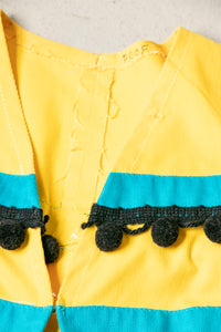 1960s Costume Tunic Top Cotton S