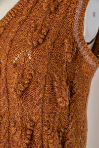 1930s Sweater Vest Wool Knit S