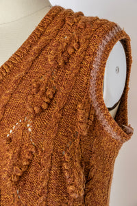 1930s Sweater Vest Wool Knit S