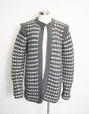 1980s Sweater Wool Hand Knit Irish