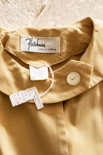 Load image into Gallery viewer, 1960s Blouse Yellow Button Down Top M