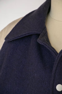 1950s Letterman Jacket Wool Leather M
