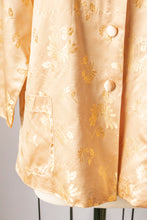 Load image into Gallery viewer, 1950s Lounge Set Silk Pajamas Pants Set M