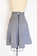 Load image into Gallery viewer, 1970s Wool Full Skirt Fleck A-line XS