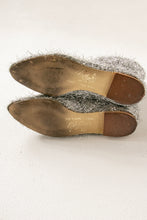 Load image into Gallery viewer, 1960s Booties Lamé Metallic Space Age Shoes 6