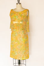 Load image into Gallery viewer, 1960s Party Dress Silk Chiffon S