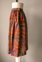 Load image into Gallery viewer, 1980s Silk Full Skirt Albert Nipon L