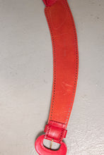 Load image into Gallery viewer, 1980s Belt Thick Leather Wide Cinch Waist S/M