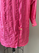 Load image into Gallery viewer, 1980s Silk Ensemble Pink Blouse Skirt Set S