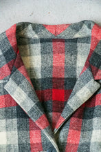 Load image into Gallery viewer, 1950s 49er Jacket Wool Plaid Sportswear M