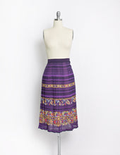 Load image into Gallery viewer, 1950s Skirt Chiffon Novelty Print Small Sale
