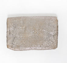 Load image into Gallery viewer, 1950s Whitting &amp; Davis Purse Mesh Silver Metal Clutch Bag