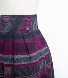 1980s Skirt DVF Diane Von Furstenberg Wool S