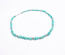 Load image into Gallery viewer, TURQUOISE Necklace Sterling Silver &amp; Stone Beaded Choker
