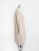 Load image into Gallery viewer, 1960s Sweater Coat Beige Wool Knit Jacket M / S