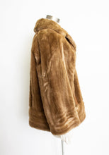 Load image into Gallery viewer, 1970s LILLI ANN Coat FAUX Fur Suede M