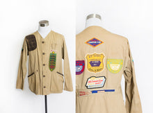 Load image into Gallery viewer, 1960s 10-X Shooting Hunting Jacket 15 Patches Sz 44 1957-1962