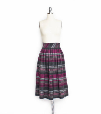 1980s Skirt DVF Diane Von Furstenberg Wool S