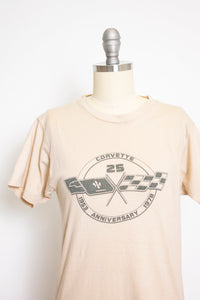 1970s T-Shirt CORVETTE Car Tee Shirt XS Extra Small
