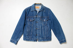 LEVI'S Denim Jacket 1980s Blue Jean Medium 38"